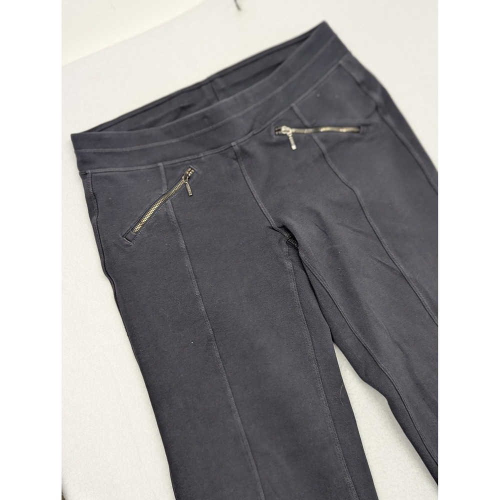 Athleta Womens Charcoal Gray Straight Leg Zipper Pocket Pants 307241 Size M